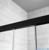 Radaway Idea Black Dwj drzwi wnękowe 160cm lewe czarny mat/szkło przejrzyste 387020-54-01L